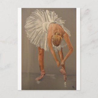 Ballet dancer 1 postcard