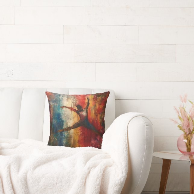 Ballet Dancer Abstract Art Cushion (Couch)