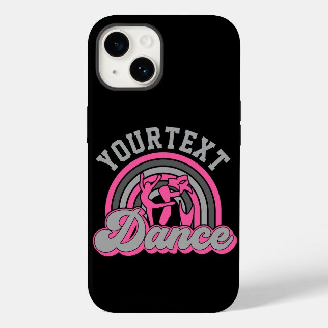 Ballet Dancer ADD TEXT Classic Dance Performer Case-Mate iPhone Case (Back)