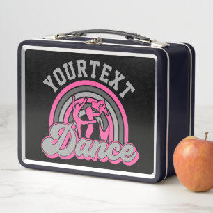 Ballet Dancer ADD TEXT Classic Dance Performer Metal Lunch Box