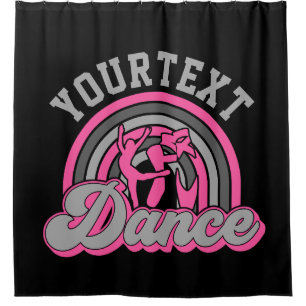 Ballet Dancer ADD TEXT Classic Dance Performer Shower Curtain
