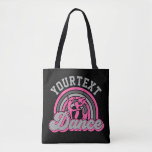 Ballet Dancer ADD TEXT Classic Dance Performer Tote Bag