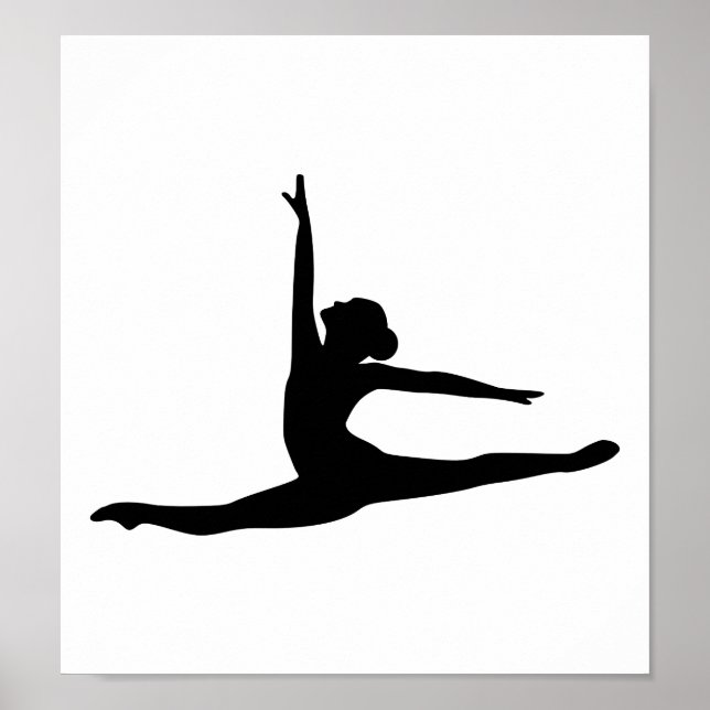 Ballet Dancer Ballerina Poster (Front)