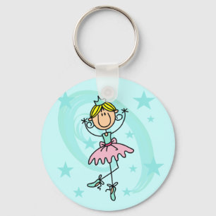 Ballet Dancer - Blonde T-shirts and Gifts Key Ring