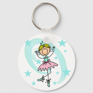 Ballet Dancer - Blonde T-shirts and Gifts Key Ring