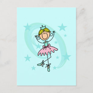 Ballet Dancer - Blonde T-shirts and Gifts Postcard