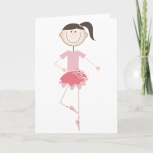 Ballet Dancer Card