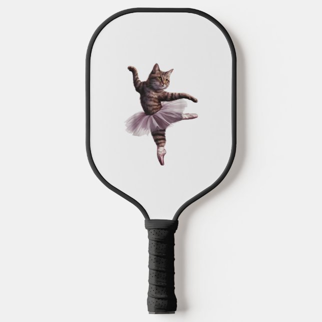 Ballet Dancer Cat  Pickleball Paddle (Front)