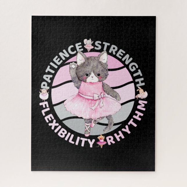 Ballet Dancer Core Values - Ballerina Jigsaw Puzzle (Vertical)