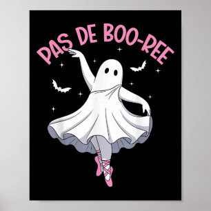 Ballet Dancer Cute Ballerina Halloween Dancing Wom Poster