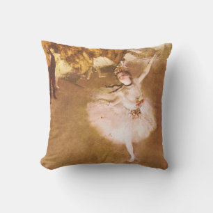 Ballet Dancer Degas Star Painting Cushion