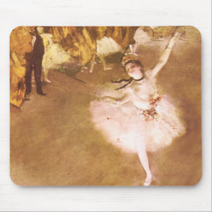 Ballet Dancer Degas Star Painting Mouse Pad