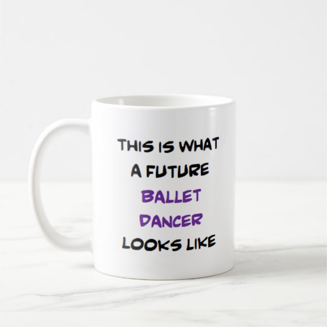 ballet dancer, future coffee mug (Left)