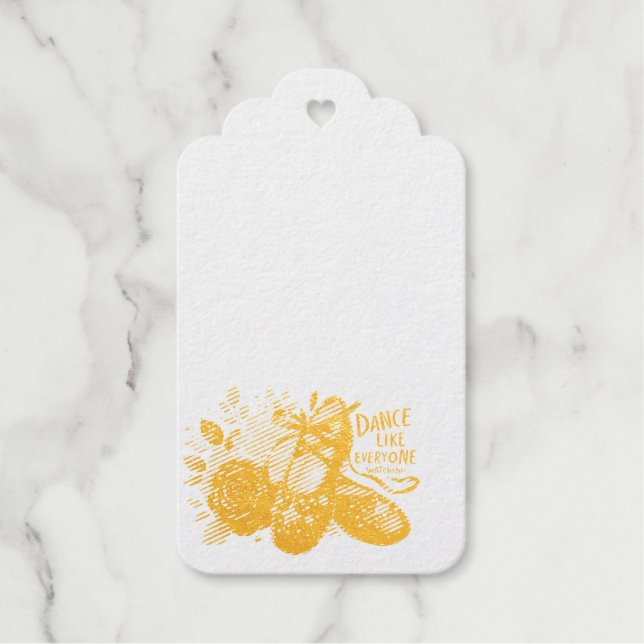 Ballet Dancer Gift Tags (Front)