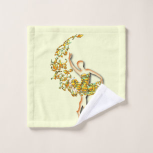 Ballet Dancer Girl Bath Towels Ballerina