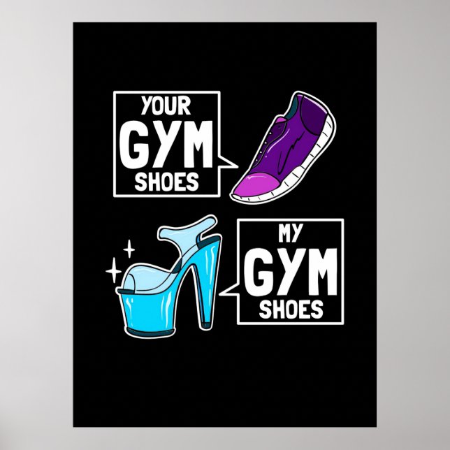 Ballet Dancer Gym Shoes Poster (Front)