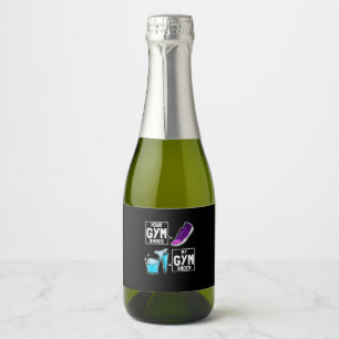 Ballet Dancer Gym Shoes Sparkling Wine Label