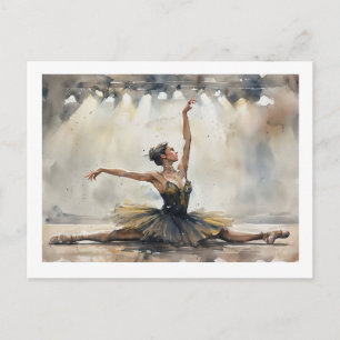 Ballet Dancer in Split, Postcard