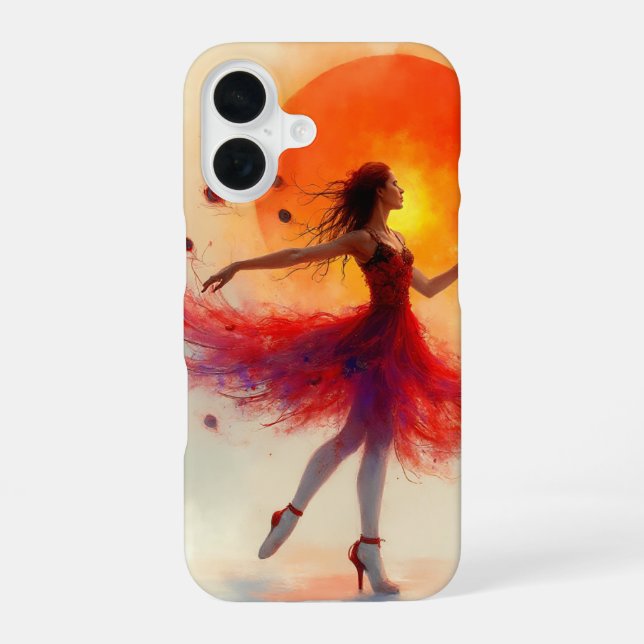 Ballet dancer iPhone 16 case (Back)