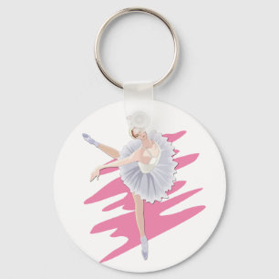 Ballet Dancer Key Ring
