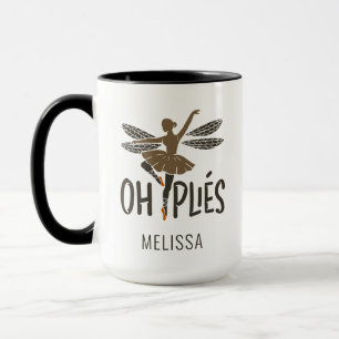 Ballet Dancer Oh Plies Ballerina Personalised Mug