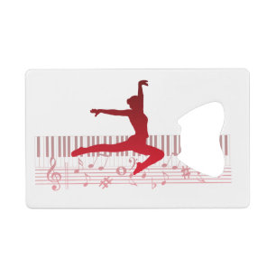 Ballet dancer on a keyboard