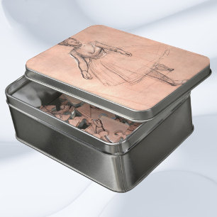 Ballet Dancer (study) by Edgar Degas, Vintage Art Jigsaw Puzzle