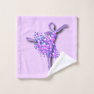 Ballet Dancer Woman Bath Towels