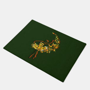 Ballet Dancer Woman Doormat Ballerina Choose Colou