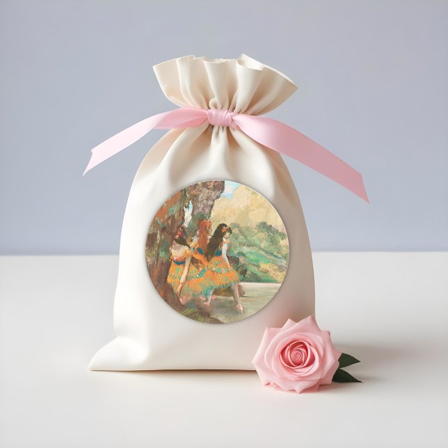 Ballet Dancers, Degas Art  Classic Round Sticker (Creator Uploaded)