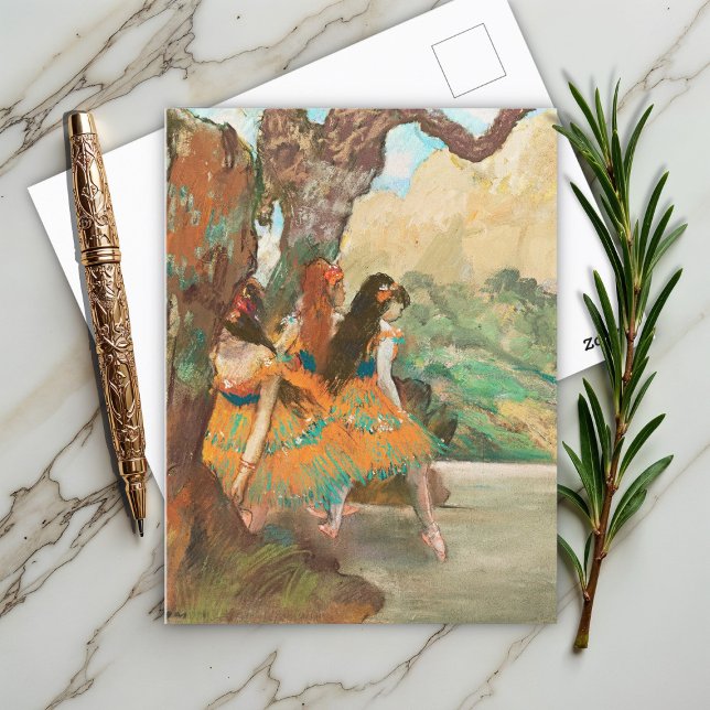 Ballet Dancers, Degas Art  Postcard (Creator Uploaded)
