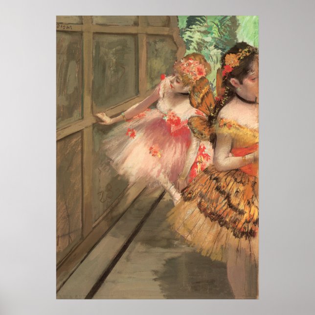 Ballet Dancers in Butterfly Costumes, Edgar Degas Poster (Front)