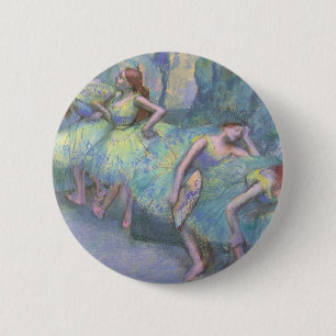 Ballet Dancers in the Wings by Edgar Degas 6 Cm Round Badge