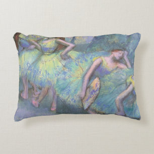Ballet Dancers in the Wings by Edgar Degas Decorative Cushion