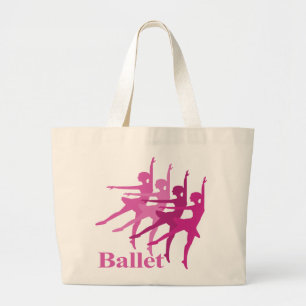 Ballet Dancers Large Tote Bag