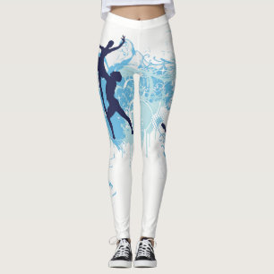 Ballet Dancers Lift Print Leggings