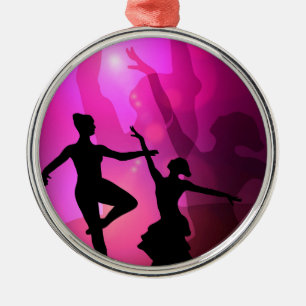Ballet Dancers Metal Ornament