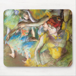 Ballet Dancers on Stage by Degas Mouse Pad