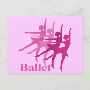 Ballet Dancers Postcard