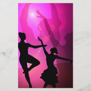 Ballet Dancers Stationery