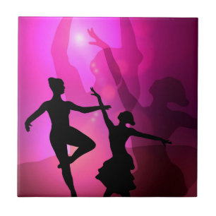 Ballet Dancers Tile