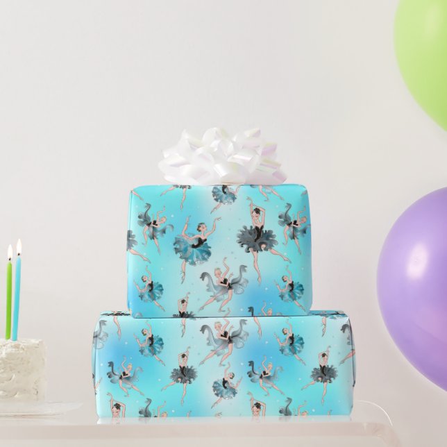 Ballet Dancers  Wrapping Paper (Party Gifts)