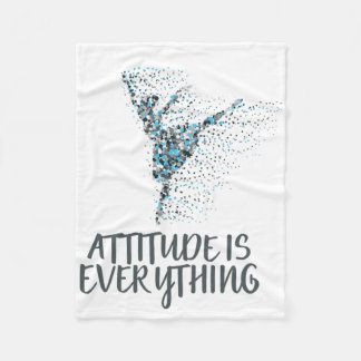 Ballet Dancing Attitude Quote Gift For Ballet Danc Fleece Blanket