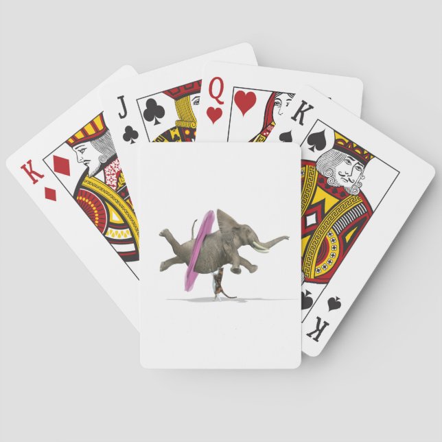 Ballet Dancing Elephant Playing Cards (Back)