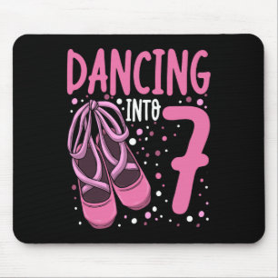 Ballet Dancing Into 7 Birthday Ballerina Girls Kid Mouse Pad