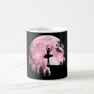 Ballet Dancing Pink Full-Moon Ballerina Women Girl Magic Mug