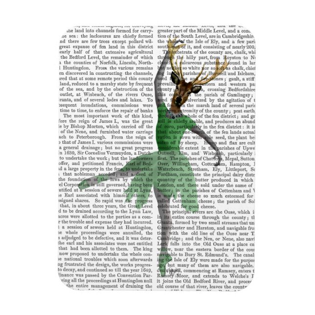 Ballet Deer in Green Magnet (Vertical)