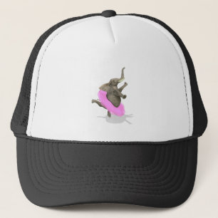 Ballet Elephant En Pointe Trucker Hat