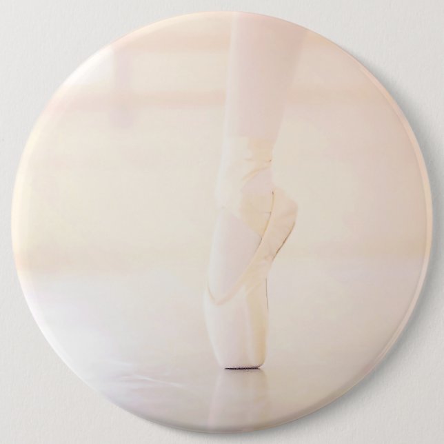 Ballet en Pointe 6 Cm Round Badge (Front)
