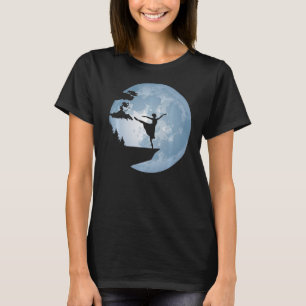 Ballet for girl dor women in front of Full Moon Si T-Shirt
